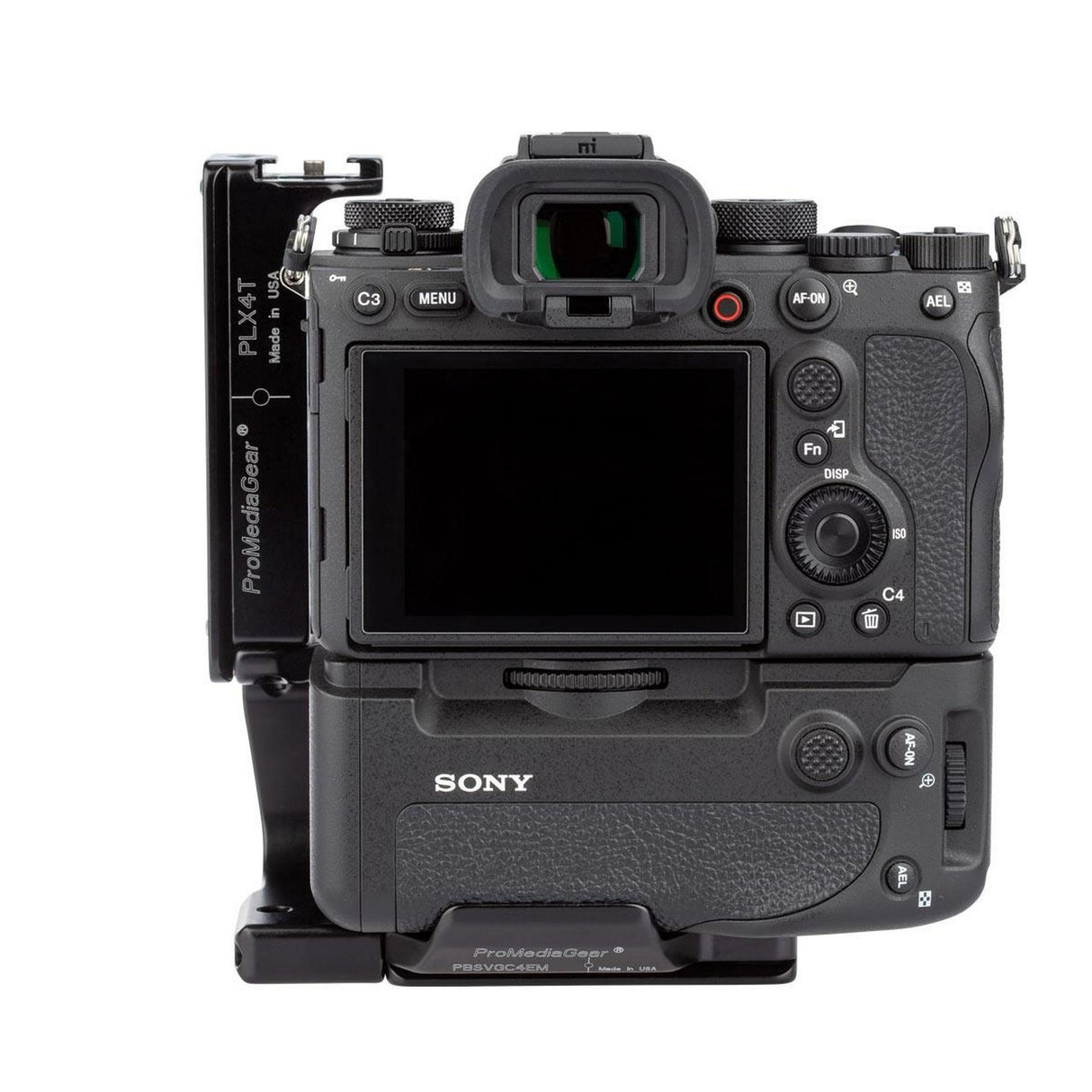 ProMediaGear PLSX4T Arca-Swiss L-Bracket for Sony A1 / A7 IV with VG-C4EM / VG-C5EM Grip