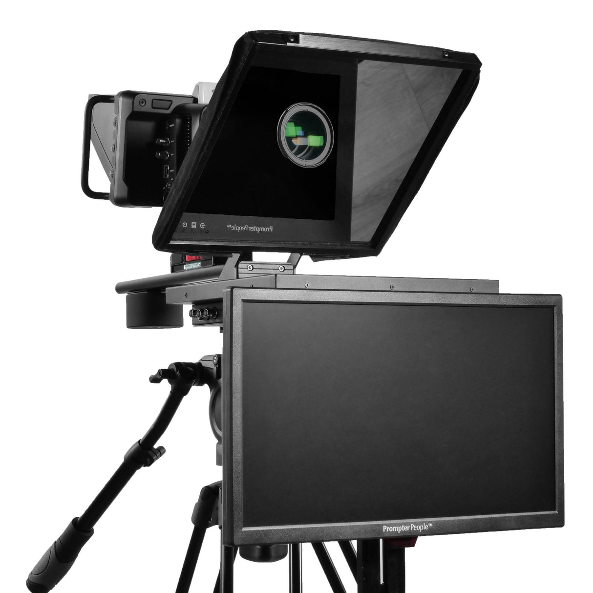 Prompter People Prompter Pal Pro 3G-SDI 18.5-Inch Talent Monitor Teleprompter with 12-Inch 3G-SDI Monitor, 400 NIT
