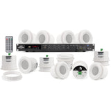 Pure Resonance Audio Business Music System with (12)C3 Ceiling Speakers and RMA120BT Rack Mount Bluetooth Mixer Amplifier