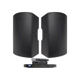 Pure Resonance Audio Gymnasium PA System with (2) P115 15-Inch Passive PA Speakers, RMA500BT 500W Rack Mount Bluetooth Mixer Amplifier, and WMS1-HH Wireless Handheld Microphone