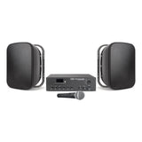 Pure Resonance Audio Conference PA System with 2 S6.1 Surface Mount Speakers, MA120BT 120W Bluetooth Mixer Amplifier, and UC1S Dynamic Vocal Microphone