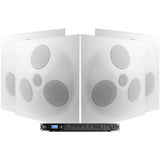 Pure Resonance Audio Auditorium Sound System with SuperDispersion (4) SD5 Ceiling Arrays, and RMA350BT Mixer Amplifier