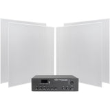 Pure Resonance Audio School Sound System with (4) SP8 Ceiling Tile Speakers, and MA30BT Bluetooth Mixer Amplifier