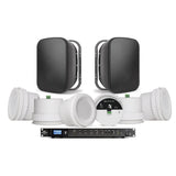 Pure Resonance Audio Conference Room Audio System with 6 C5 Ceiling Speakers, 2 S6.1 Surface Mount Speakers, and RMA240BT 240W Bluetooth Mixer Amplifier