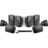 Pure Resonance Audio Fitness Center Sound System with (8) S8.1 Outdoor Speakers, and RMA350BT Amplifier