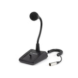 Pure Resonance Audio PTT1 Desktop Push-to-Talk Gooseneck Microphone