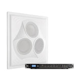 Pure Resonance Audio Small Conference Room Sound System with VCA8 Ceiling Speaker Array and RMA120BT 120W Bluetooth Mixer Amplifier