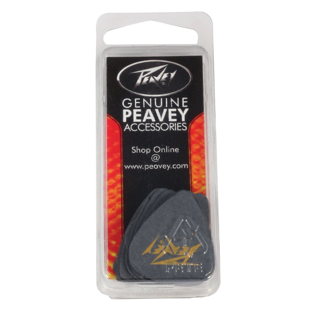 Peavey StarTex 351 Guitar Picks, Thin, Black, 12-Pack