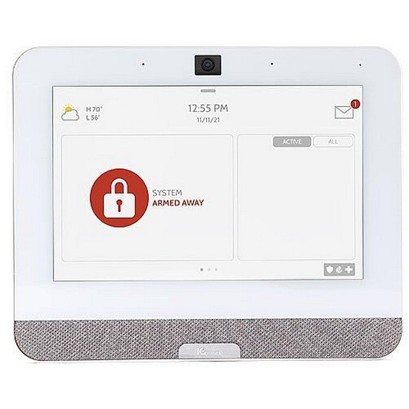 Qolsys IQP4001 Verizon IQ Panel 4 PowerG + 7-Inch All-In-One Touchscreen, 319.5MHz White