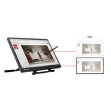 QOMO QIT600 F3 21.5-Inch Interactive LCD Display Full HD 1080p Capacitive Touch and EM Pen