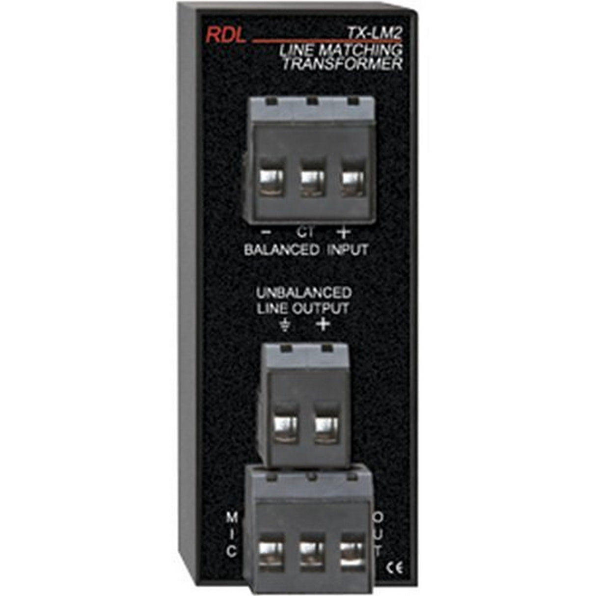 RDL TX-LM2 Line Level to Microphone Level Transformer