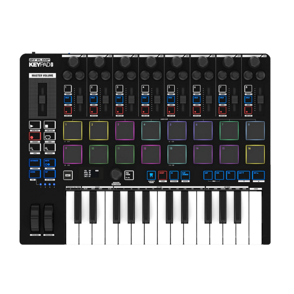 Reloop Keypad Pro 25-Key MIDI DAW Workstation Controller