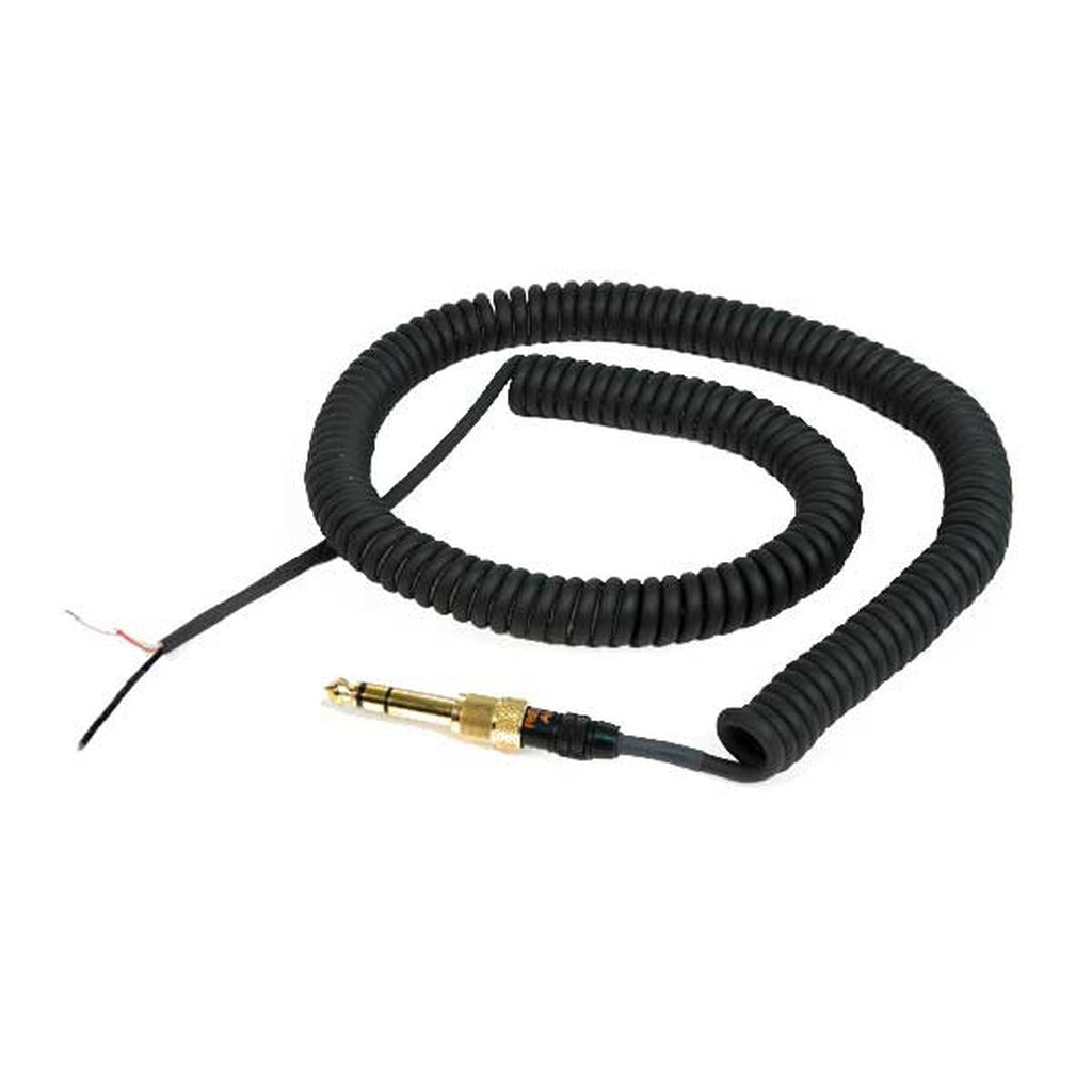 Remote Audio 7506CC Replacement Coiled Headphone Cable 3.5mm TRS 2 to 7 ft