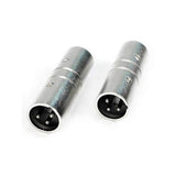 Remote Audio APP13 Set Link XLR3M to XLR3M Male Gender Changer Barrel Adapter