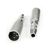 Remote Audio APP14 Set Link 1/4in TS Jack to XLR3M Barrel Adapter
