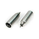 Remote Audio APP33 Set Link RCA Phono Plug to XLR3M Barrel Adapter