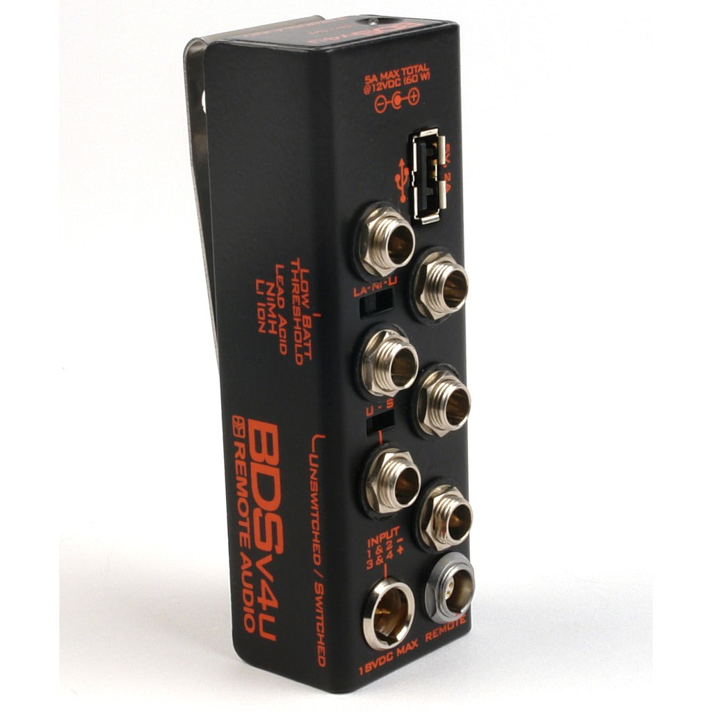 Remote Audio BDSv4U Battery Distribution System 6 Coax Outlets with USB