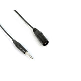 Remote Audio CA1/4X3M18 1/4in TRS to XLR3M Balanced Adapter Cable 18 in