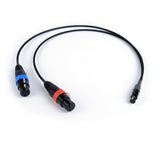 Remote Audio CA2X3FT5F18 Dual XLR3F to TA5F Balanced Stereo Breakout 18 in