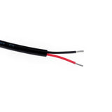 Remote Audio CADC20/2 2-Conductor 20 AWG DC Power Cable, 25 ft Cut