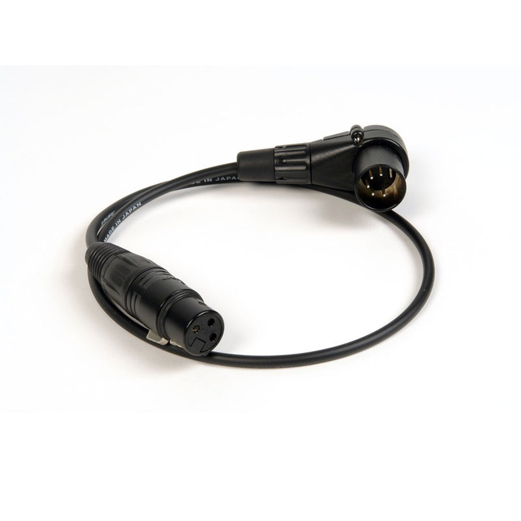 Remote Audio CAHDX3/5M XLR3F to RA XLR5M Mono to Stereo Input Cable 18 in