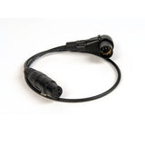 Remote Audio CAHDX3/5M XLR3F to RA XLR5M Mono to Stereo Input Cable 18 in