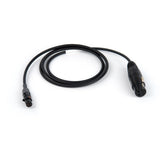 Remote Audio CALECXM XLR3F to TA5F Cable for Dynamic Mics to Lectrosonics 4 ft