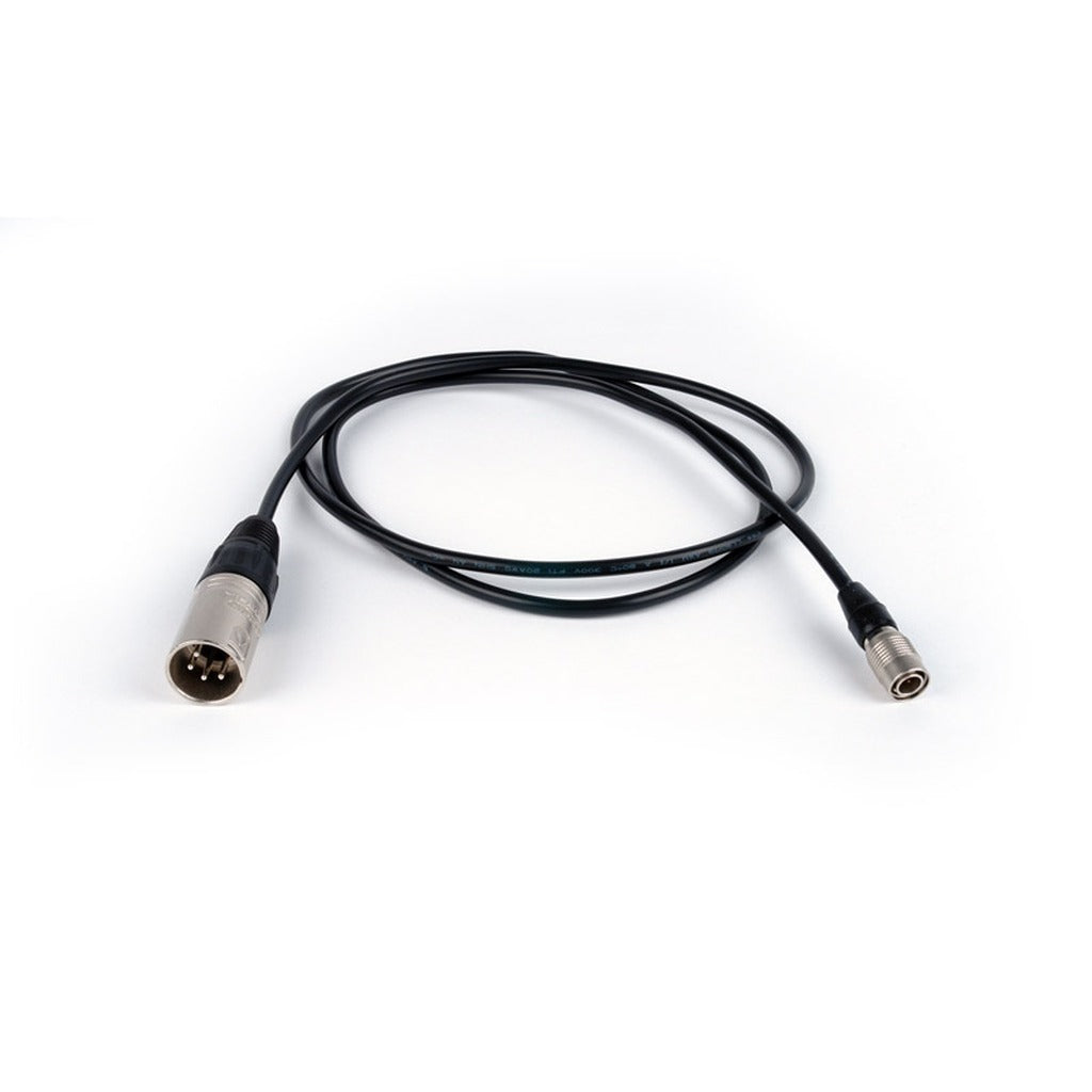 Remote Audio CAPWRHIRWSD XLR4 Male to 4-Pin Hirose Male DC Power Cable 4 ft
