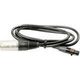 Remote Audio CAPWRX4MT4F XLR4 Male to TA4F DC Power Cable 4 ft