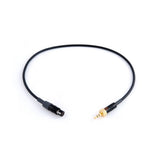 Remote Audio CASDT3/3.5 TA3F to 3.5mm Locking Tape Out Cable Sennheiser 18 in