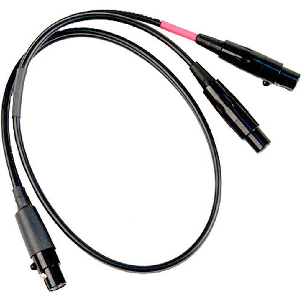 Remote Audio CASDTYLEC TA3F to Dual TA5F Mix Out Cable for Lectrosonics 18 in