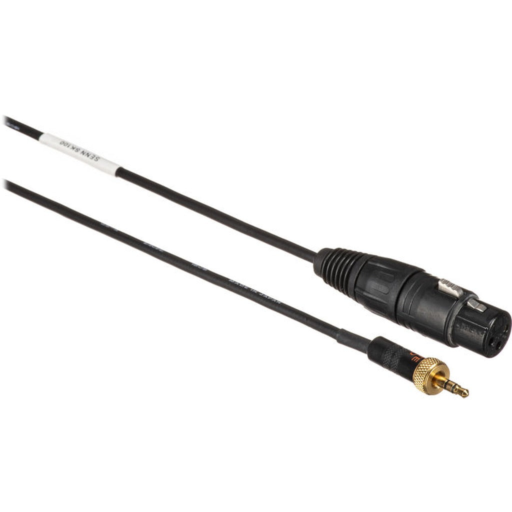 Remote Audio CASENSK100G3XL XLR3F to 3.5mm Locking Cable Sennheiser G3/G4 2 ft