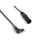 Remote Audio CAT3FRX3M24 Right-Angle TA3F to XLR3M Balanced Adapter Cable 2 ft