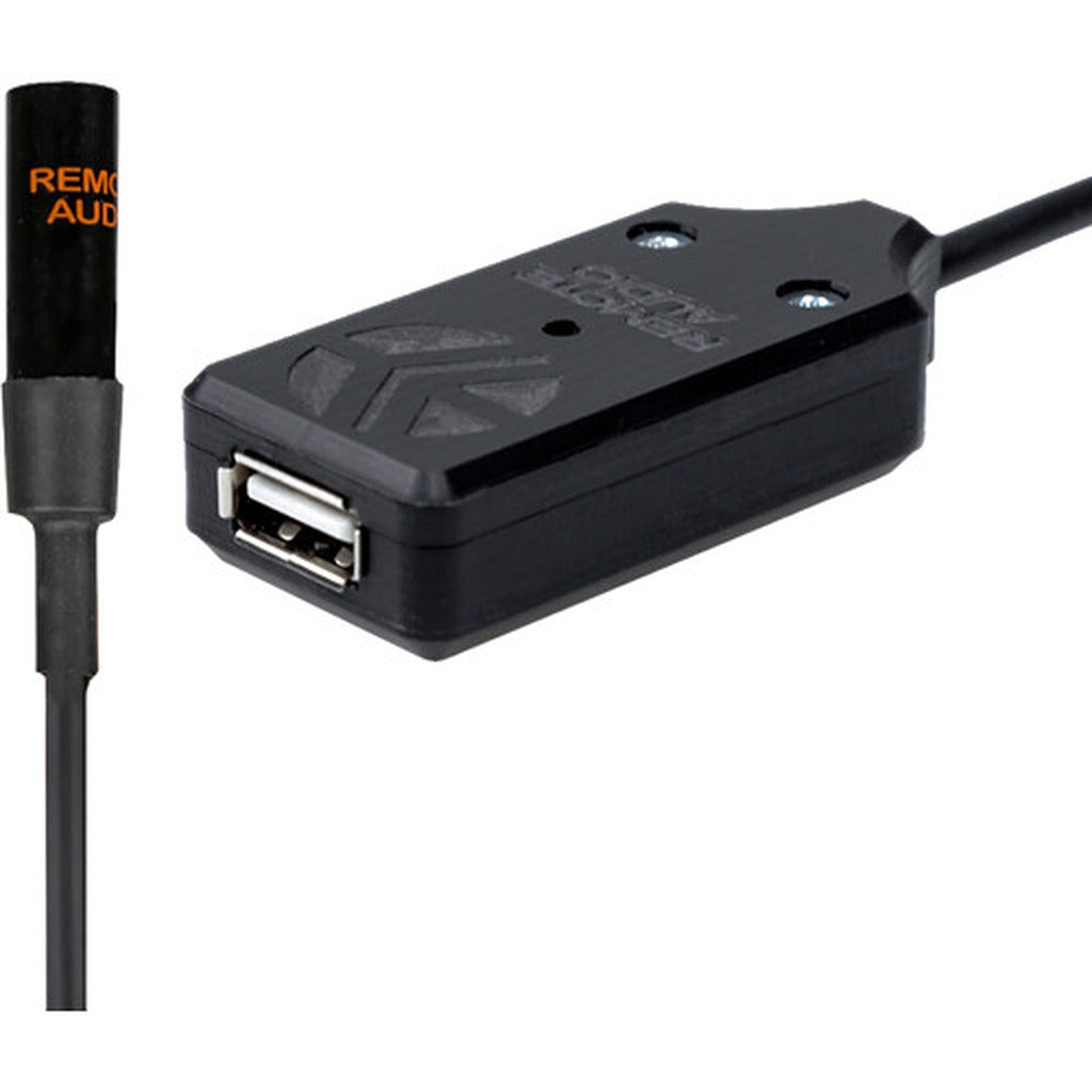 Remote Audio CAT4MUSB TA4 Male to USB 3A 5V Power Converter Cable 2 ft
