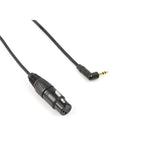 Remote Audio CAX3F1/8MSD XLR3F to 3.5mm RA TS Unbalanced Adapter Cable 18 in