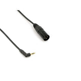 Remote Audio CAX3M1/8MSD 3.5mm RA TS to XLR3M Unbalanced Adapter Cable 18 in