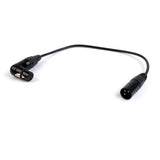 Remote Audio CAXJ12RT XLR Jumper Cable XLR3F Right-Angle to XLR3M 12 in
