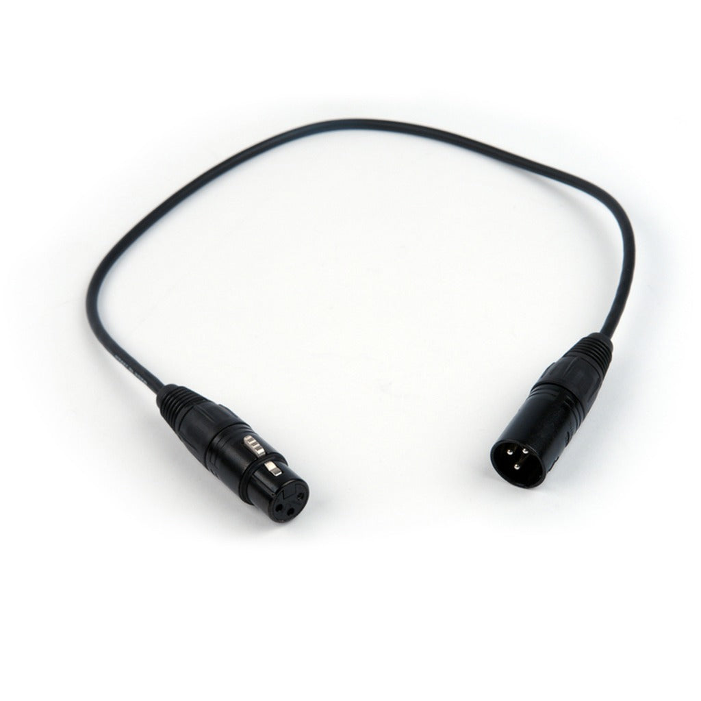 Remote Audio CAXJ18 Balanced XLR Jumper Cable XLR3F to XLR3M 18 in