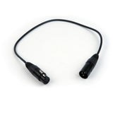 Remote Audio CAXJ18 Balanced XLR Jumper Cable XLR3F to XLR3M 18 in