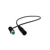 Remote Audio CAXJ18LPF Low-Profile XLR3F to XLR3M Jumper Cable 18 in