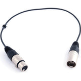 Remote Audio CAXJB5P XLR5F to XLR5M Stereo Zeppelin Jumper with Grommet 16.5 in