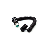 Remote Audio CAXJCOIL2LPMF Low-Profile XLR3F to XLR3M Short Coiled Jumper 8 in