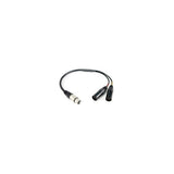 Remote Audio CAXSTE XLR5F to Dual XLR3M Balanced Stereo Breakout Cable 18 in
