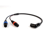 Remote Audio CAXSTEX5MR Dual XLR3F to RA XLR5M Stereo Cable for ARRI Alexa 2 ft