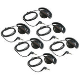 Remote Audio EARBUD6-L Single Ear Bud with Ear Hook 6 ft Cable 6-Pack
