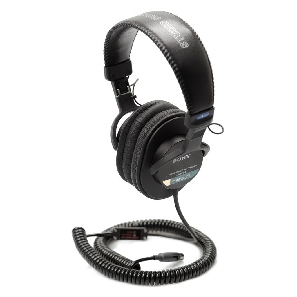Remote Audio MDR7506ILC-S Modified 7506 Headset Switchable Inline Mic Coiled