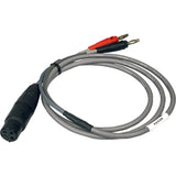 Remote Audio NAGMIXB XLR3F to Dual Banana Mono Line Input Cable for Nagra 48 in