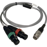 Remote Audio NAGSIX 2 XLR3F to 7-Pin Tuchel Input Cable for Nagra IV-S 48 in