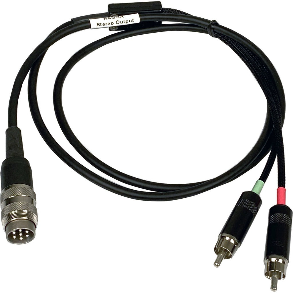 Remote Audio NAGSOR 7-Pin Tuchel to 2 RCA Output Cable for Nagra IV-S 48 in