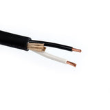Remote Audio PF14/2 Powerflex 2-Conductor 14 AWG DC Power Cable, 25 ft Cut